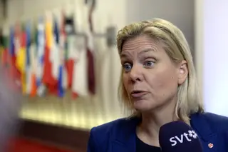 Magdalena Andersson, ministra das Finanças da Suécia