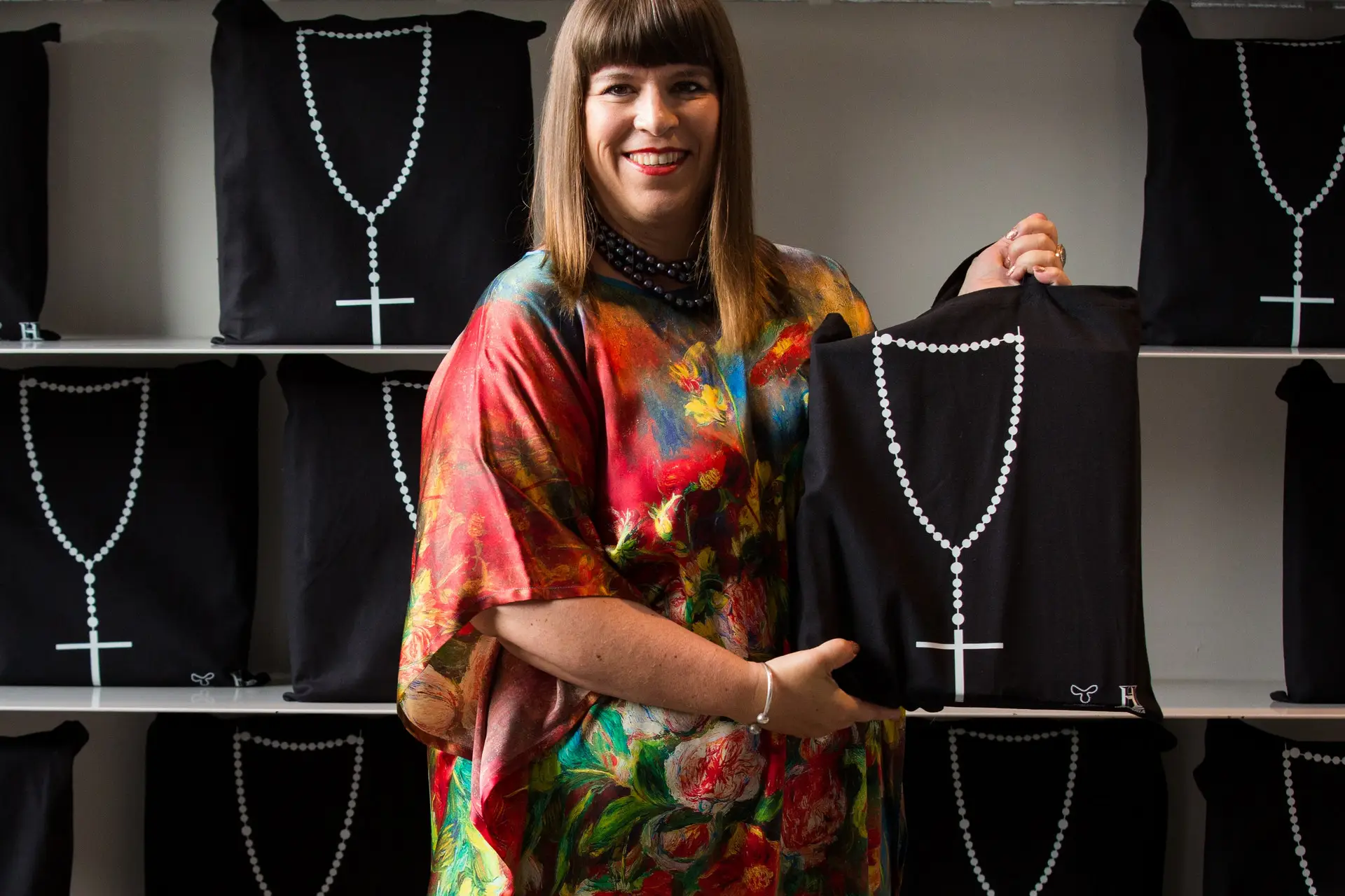 Joana Vasconcelos na apresentação da sua obra e do documentário