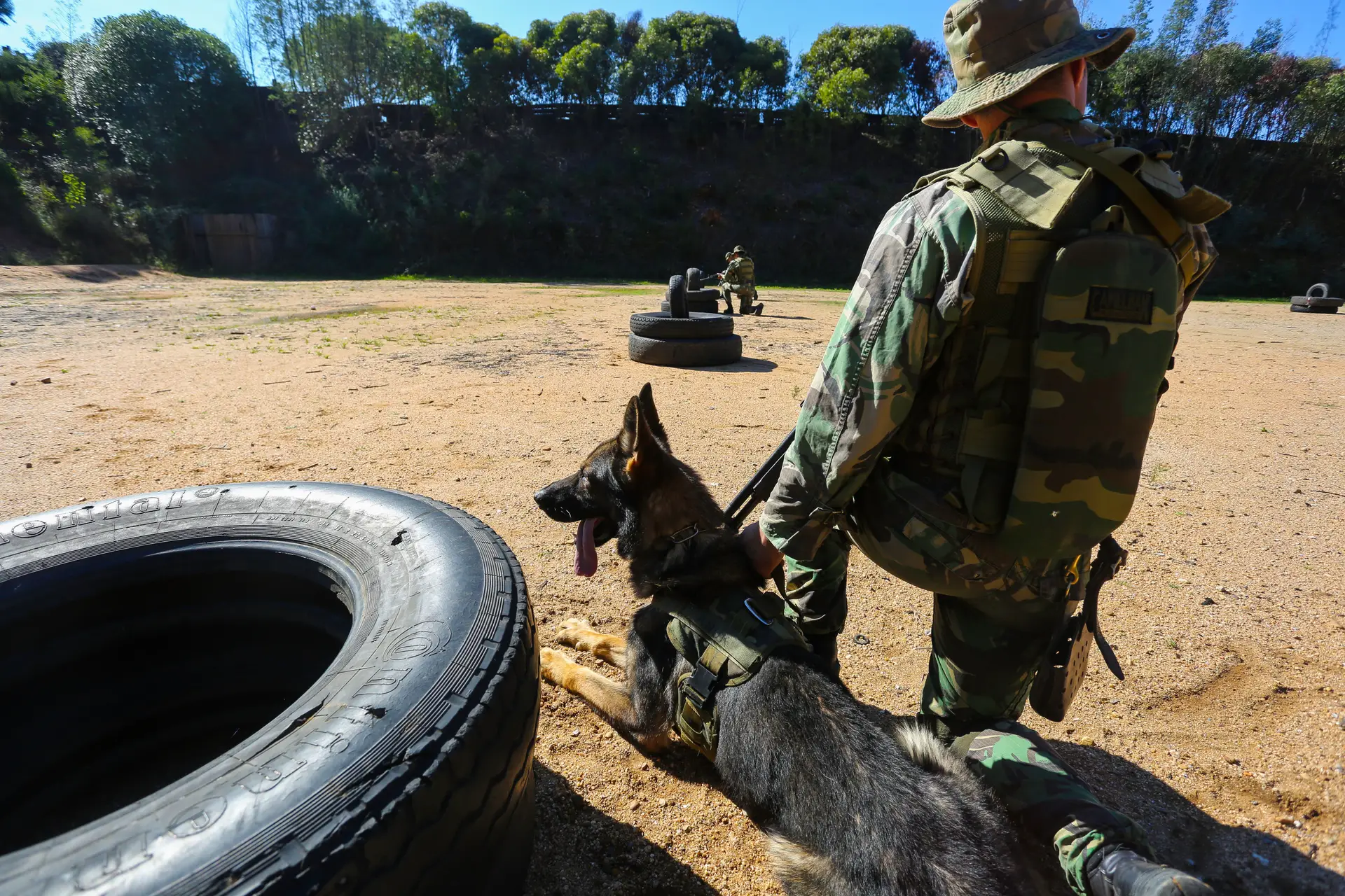 Operacionais paraquedistas em Tancos