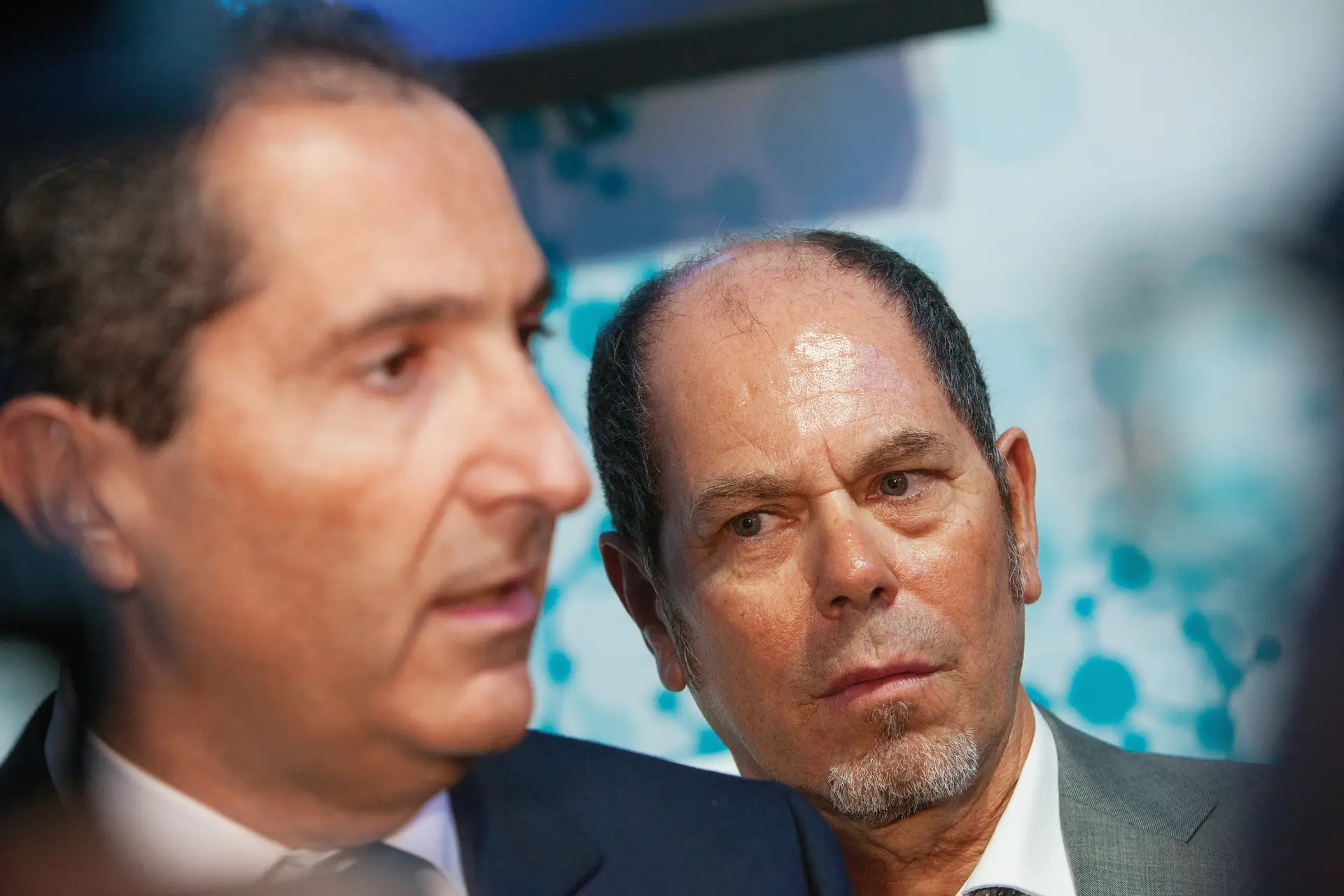 Patrick Drahi, presidente da Altice, e Armando Pereira, o acionista português