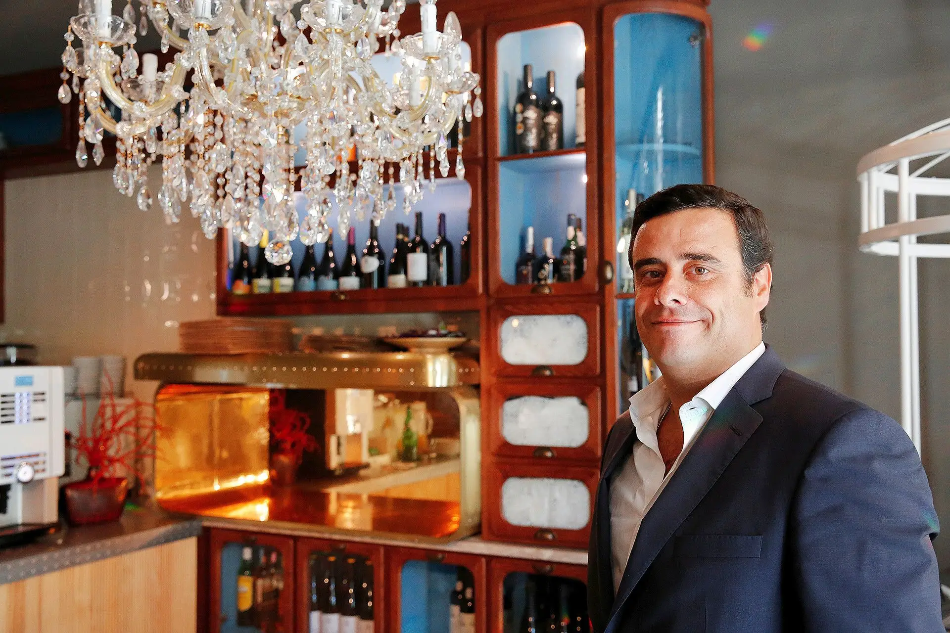 Manuel Goes, diretor da rede My Story Hotels, no hotel do Rossio 