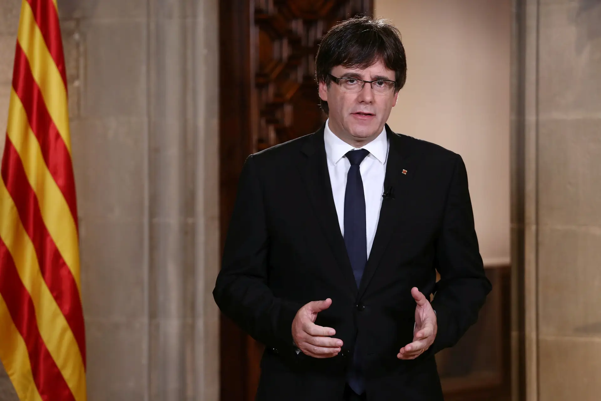O chefe do Governo da Catalunha, Carles Puigdemont, ouviu os alertas do empresários catalães