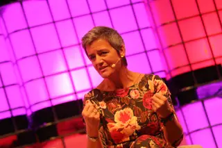 Comissária europeia Vestager "muito impressionada" com sector tecnológico em Portugal