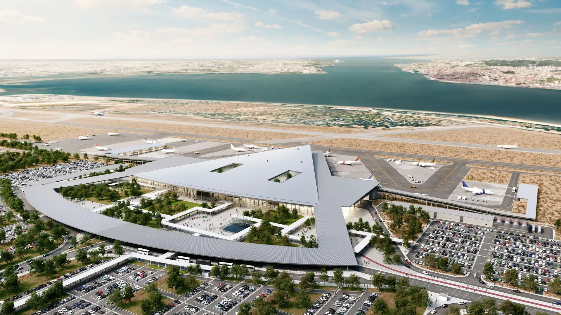 A ANA planeia implementar alta tecnologia na infraestrutura do Montijo, com controlo biométrico e veículos de condução autónoma