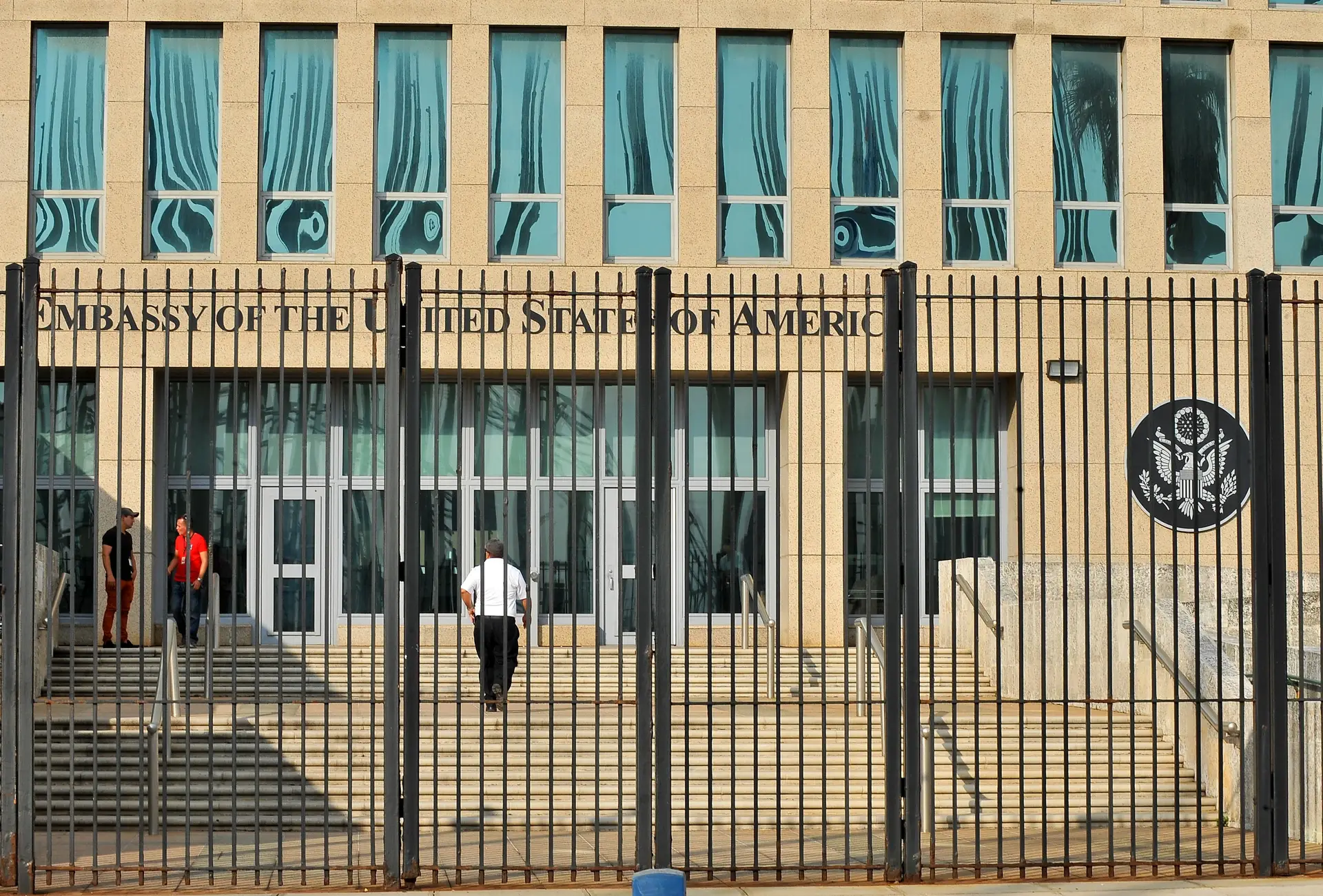 Embaixada dos Estados Unidos em Havana, capital de Cuba.