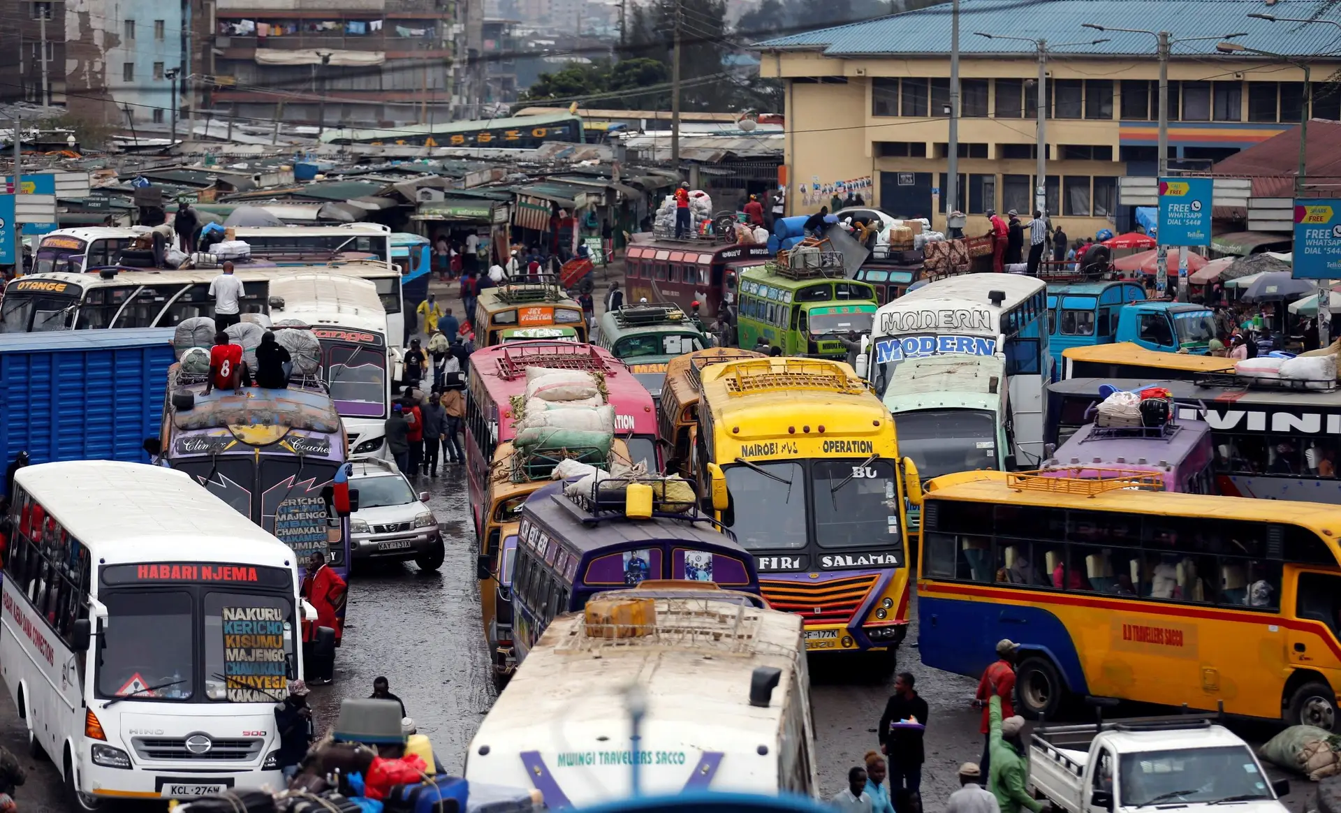 Vivem 47,6 milhões de pessoas no Quénia e só em Nairobi vivem 4 milhões
