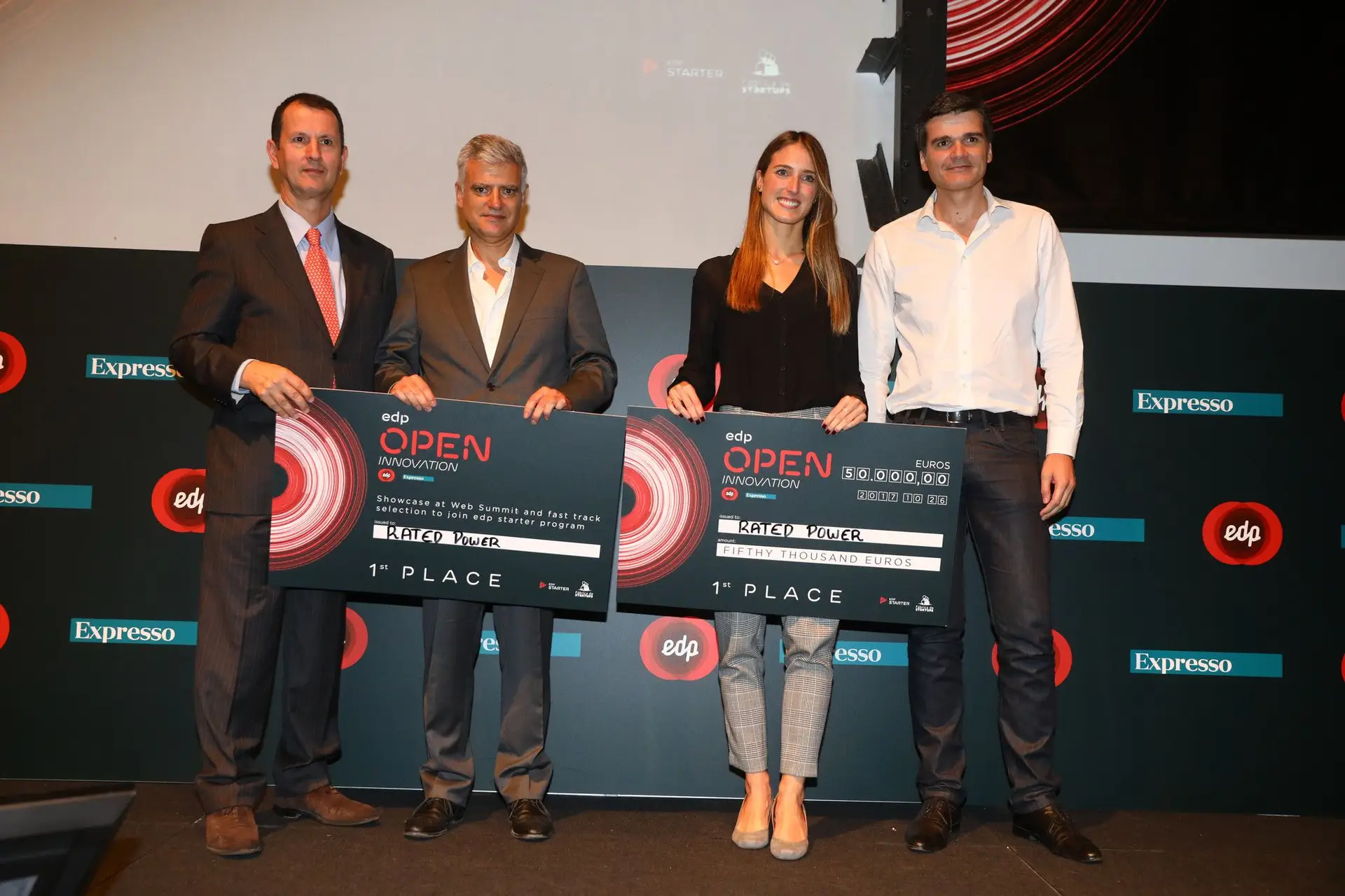 Os espanhóis da Rated Power foram os vencedores do EDP Open Innovation 2017
