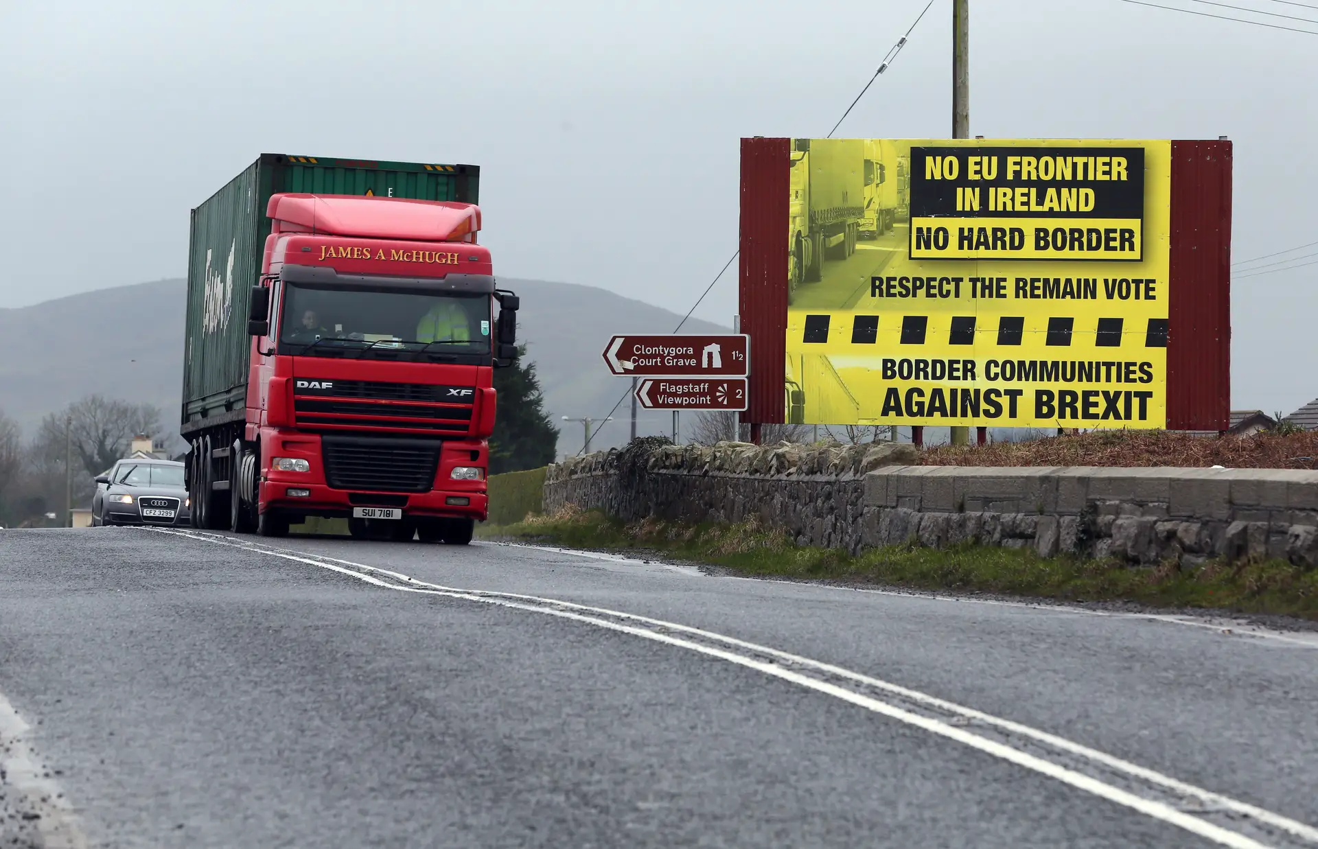 A fronteira irlandesa é dos pontos mais complicados no processo de saída do Reino Unido da UE