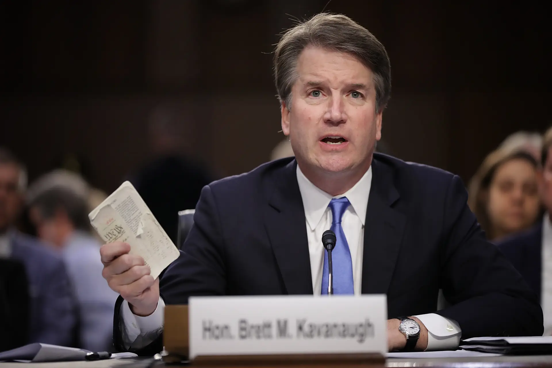 Brett Kavanaugh em lágrimas no Senado: “Nunca abusei sexualmente ninguém. Nem no secundário, nem na faculdade, nunca”