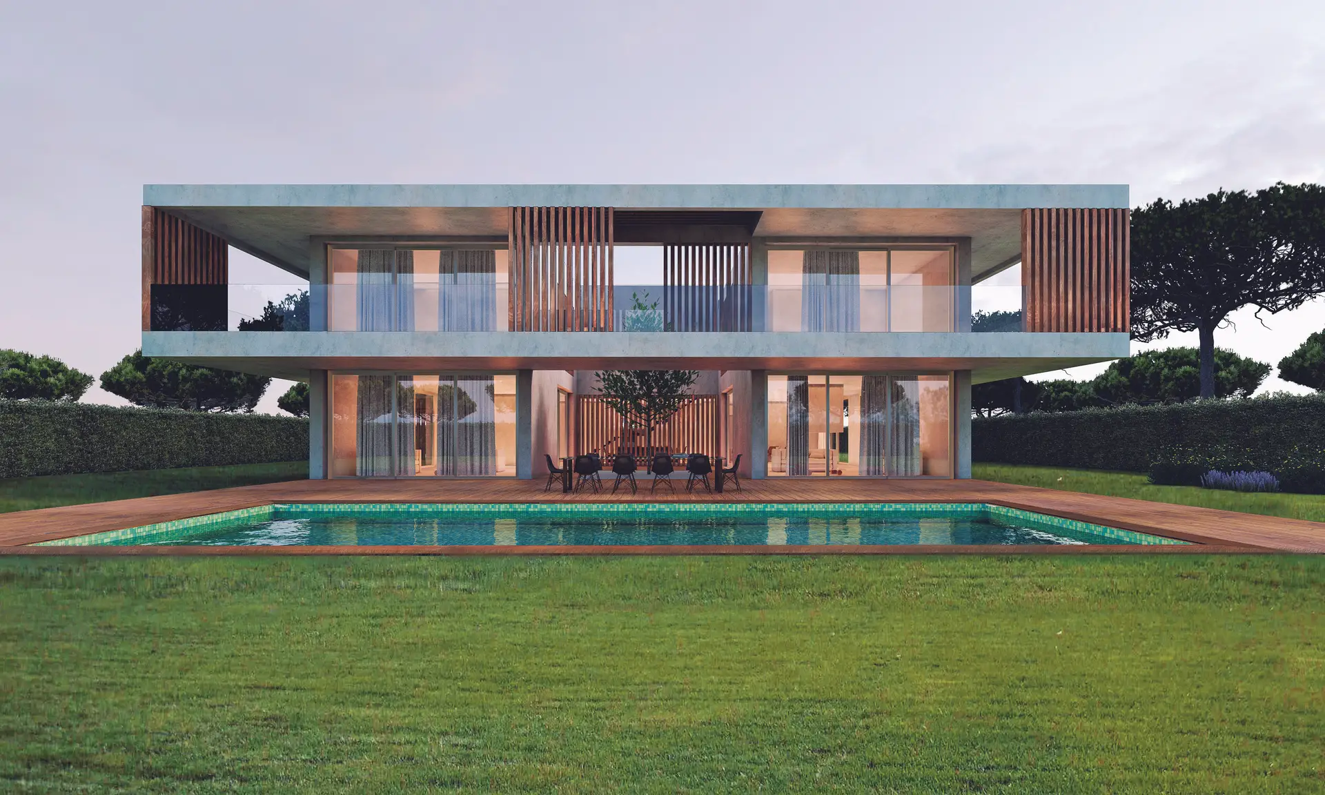 A moradia T6, a maior tipologia que vai ser construída  neste empreendimento  onde vão nascer 88 casas