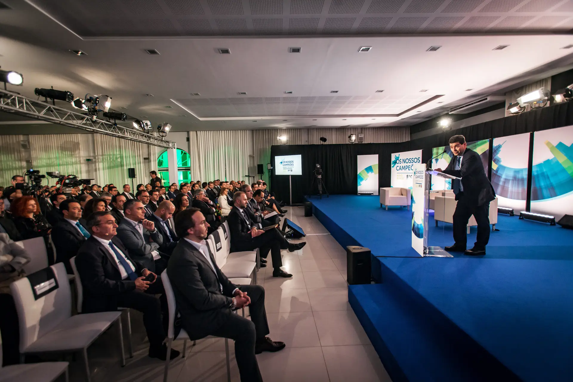 O CEO do Novo Banco, António Ramalho, abriu o evento
