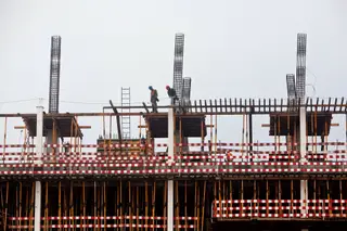 Sector da construção abrandou nos últimos três meses