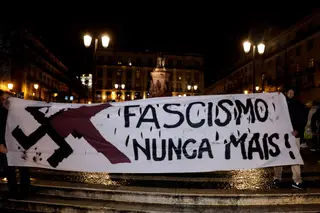 Manifestação antifascista mobiliza 400 pessoas em Lisboa