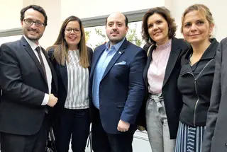 Ysrrael Camero, Ana Cristina Monteiro e Aldo de Santis (da esquerda para a direita) <span class="creditofoto">Foto Pedro Cordeiro</span>