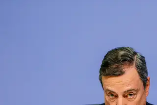 Draghi deixa as mãos atadas ao seu sucessor a partir de 1 de novembro. Bolsas não gostaram, mas ao mercado da dívida soberana agradou <span class="creditofoto">Foto D.R.</span>