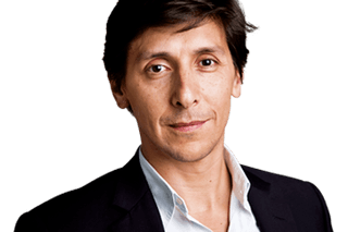 Adolfo no palco dos sempre em pé