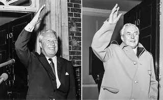 Edward Heath e Harold Wilson <span class="creditofoto">Fotos Getty</span>