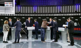 Com o debate na TVE, a campanha para as eleições de 28 de abril entra na reta final <span class="creditofoto">Foto Reuters</span>