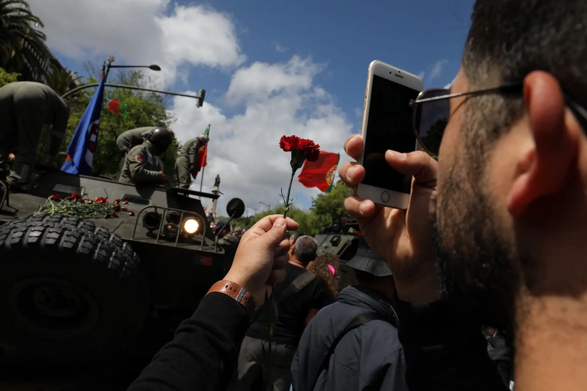 Desfile na Avenida da Liberdade do 25 de abril de 2019