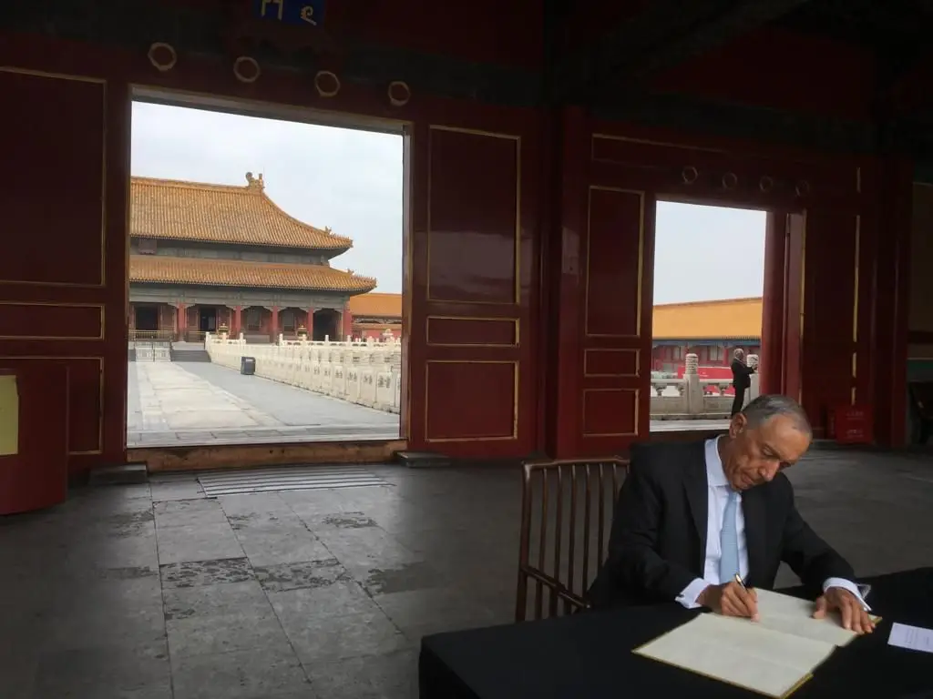 Marcelo Rebelo de Sousa visitou a Cidade Proibida em Pequim