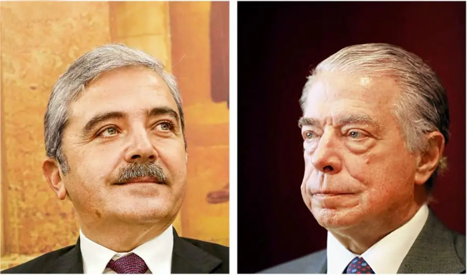 Amílcar Morais Pires, ex-administrador financeiro do antigo BES, e o ex-presidente do banco, Ricardo Salgado