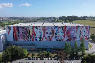 Fachada da Super Bock acolhe mural gigante de arte urbana