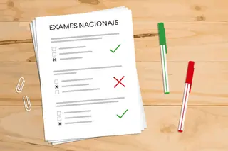 Exames nacionais terão perguntas opcionais em que só contam as melhores respostas