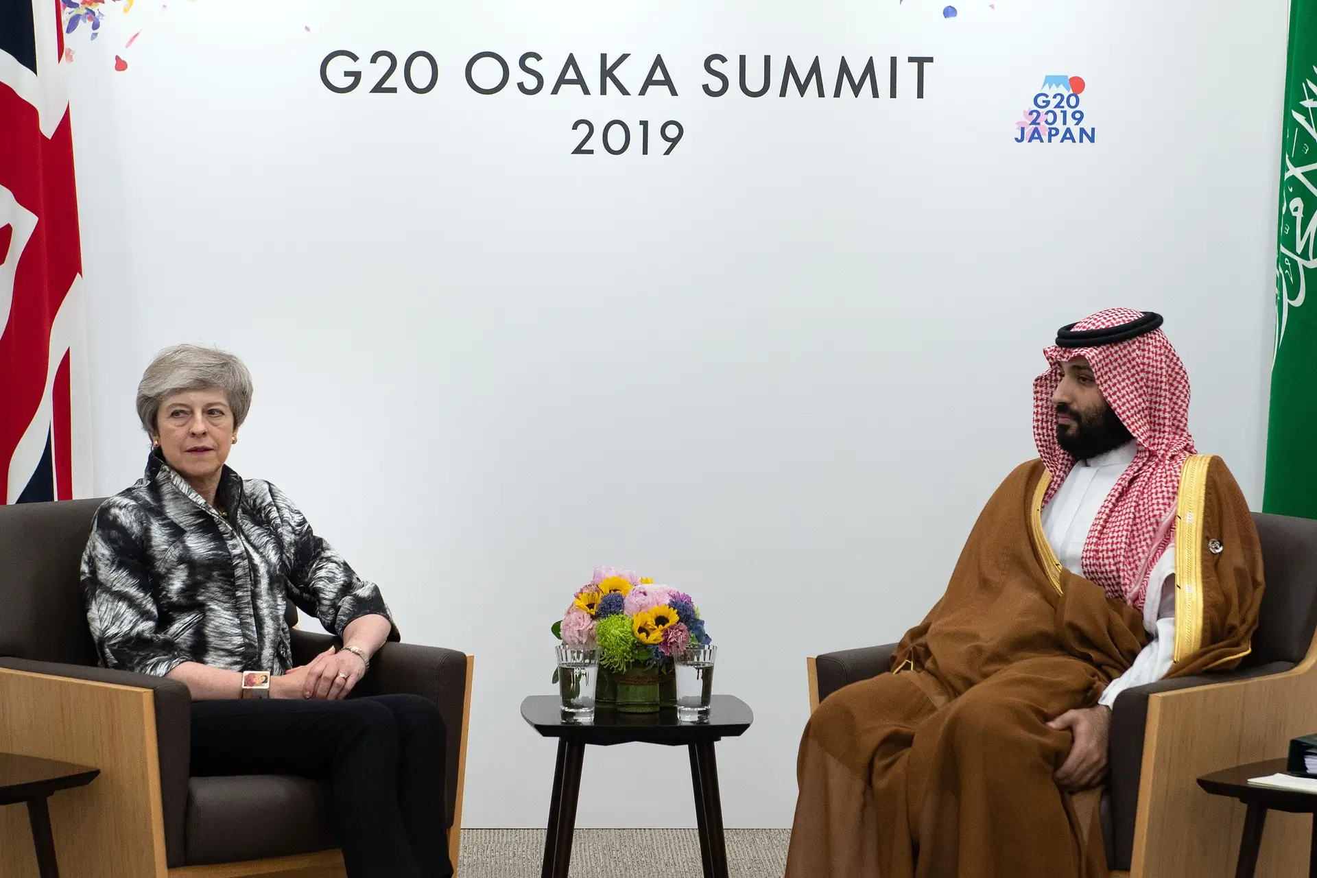 May questiona príncipe saudita sobre a morte do jornalista Jamal Khashoggi: “É preciso um processo transparente”