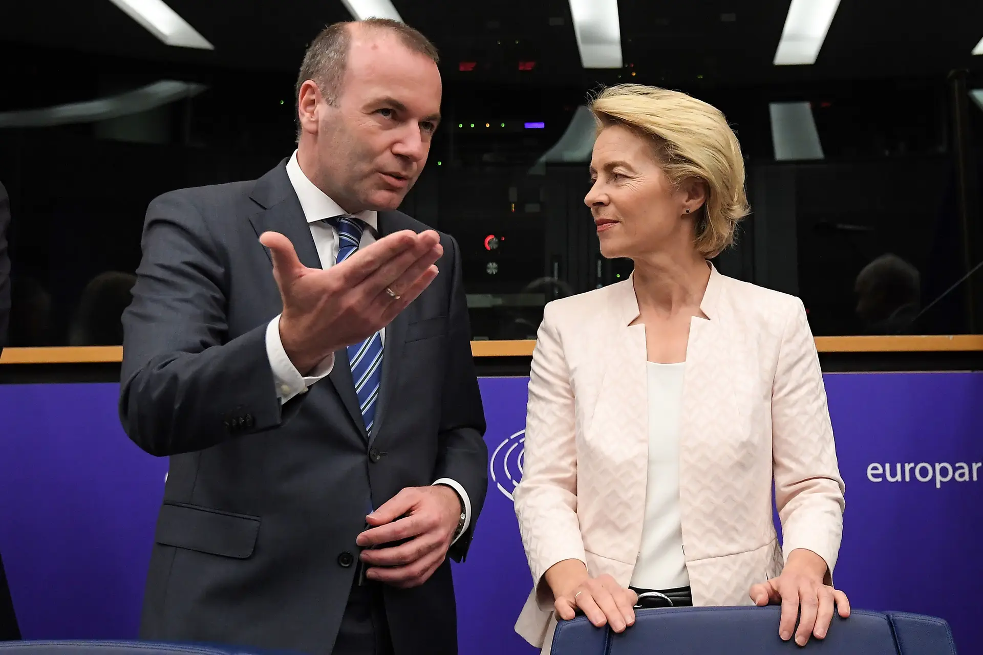 Manfred Weber e Ursula von der Leyen