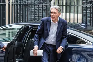 Philip Hammond tem liderado a oposição conservadora a uma saída desordenada da UE <span class="creditofoto">Foto WIktor Szymanowicz / NurPhoto</span>