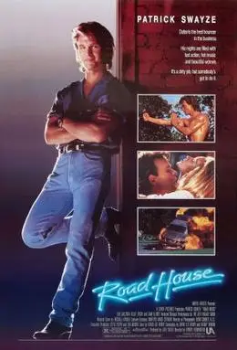 O cartaz do filme de 1989, com Patrick Swayze