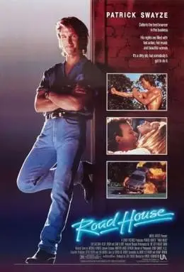 O cartaz do filme de 1989, com Patrick Swayze