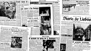 Edições de 14, 15 e 16 de agosto de 1959 do “Diário de Lisboa” <span class="creditofoto">Montagem João Melancia</span>