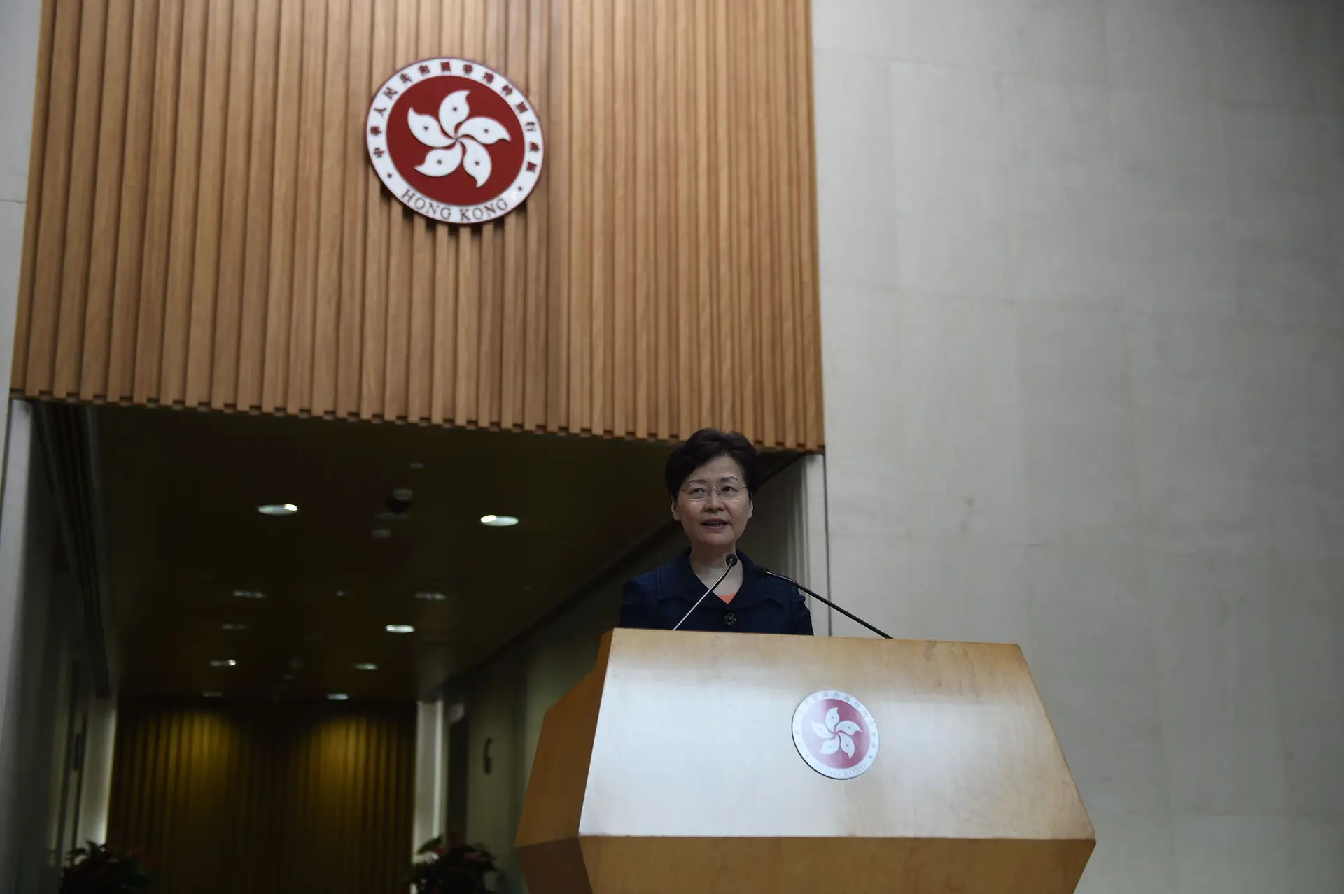 Carrie Lam, o nome escolhido para liderar a plataforma de diálogo