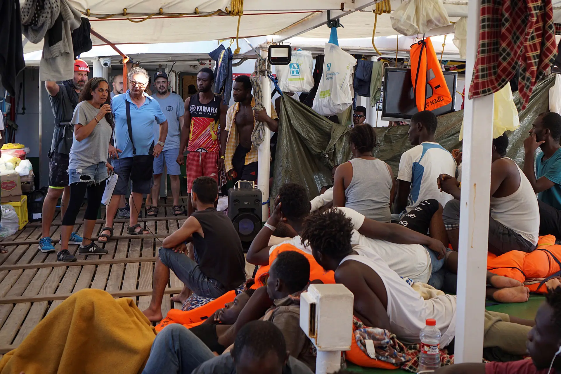 Capacidade do centro de acolhimento de migrantes de Lampedusa vai ser aumentada