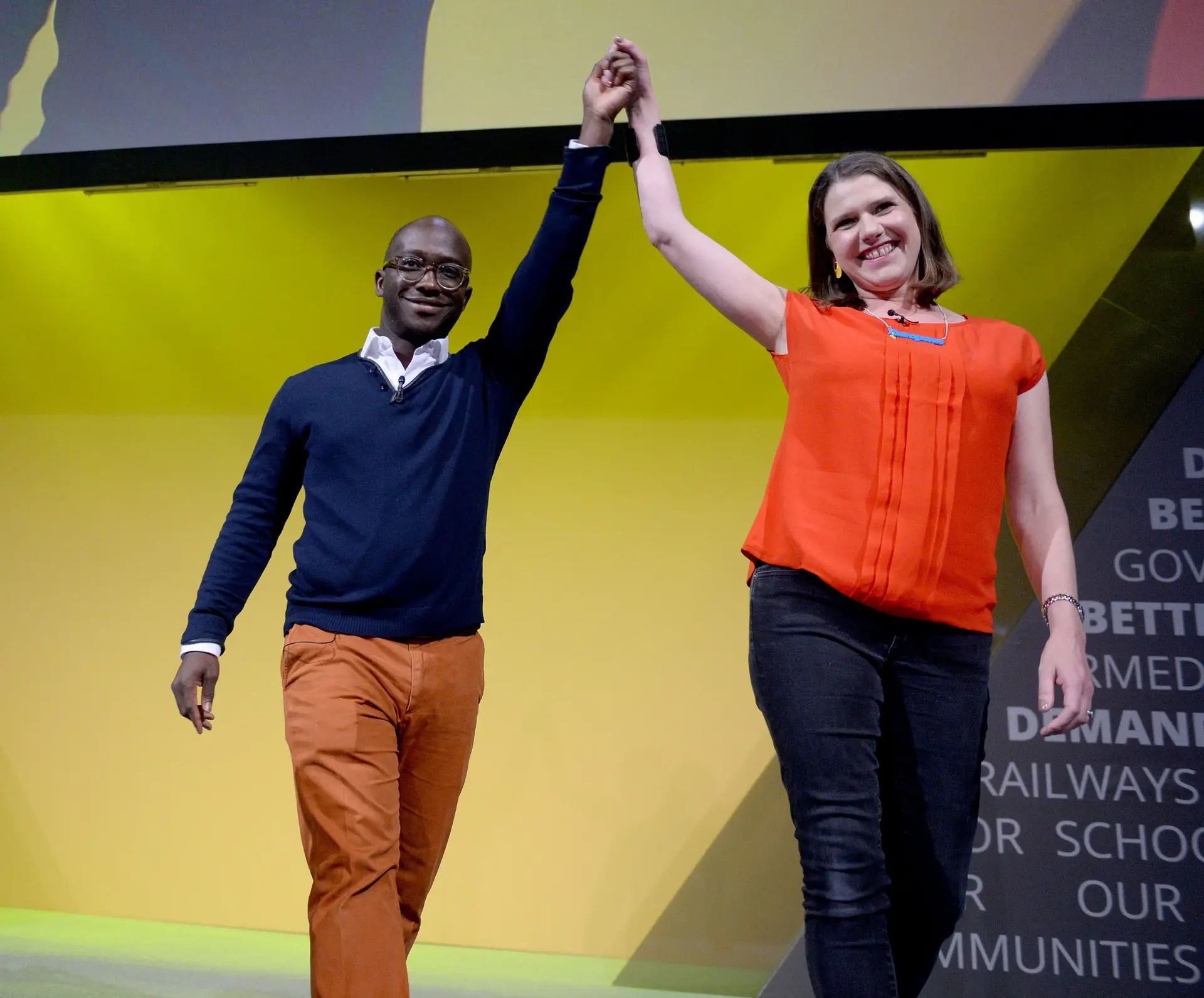 Sam Gyimah e Jo Swinson