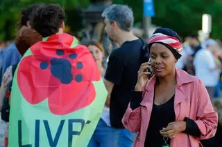 Livre. Joacine no bairro onde cresceu. “Sou absolutamente segura das minhas capacidades”