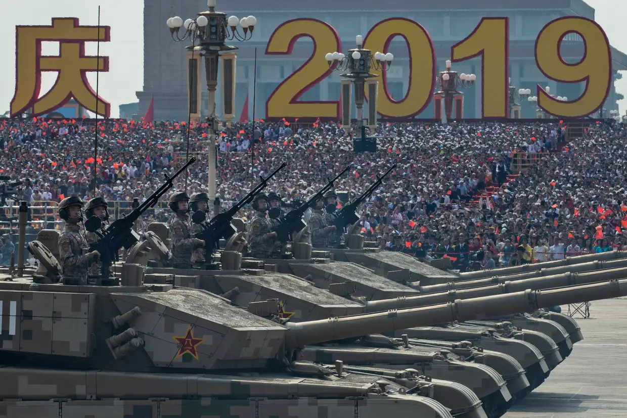 Expresso Músculo e cor na parada militar do 70.º aniversário da República Popular da China