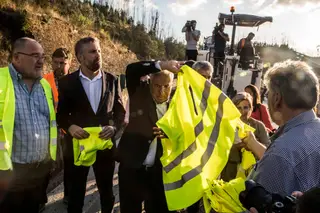 António Costa fez uma visita ao IP3 que estava marcada para o dia seguinte, para ter a quarta-feira livre para atender ao furacão nos Açores, se for caso disso