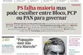 PS falha maioria mas pode escolher entre Bloco, PCP ou PAN para governar