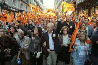 A arruada de Rui Rio no Chiado, em Lisboa 