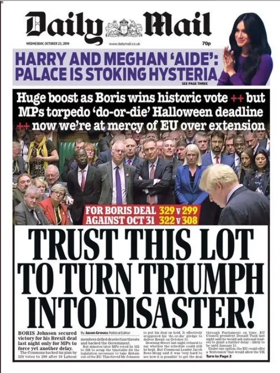 Brexit. As primeiras páginas no dia a seguir à vitórica pírrica de Boris Johnson
