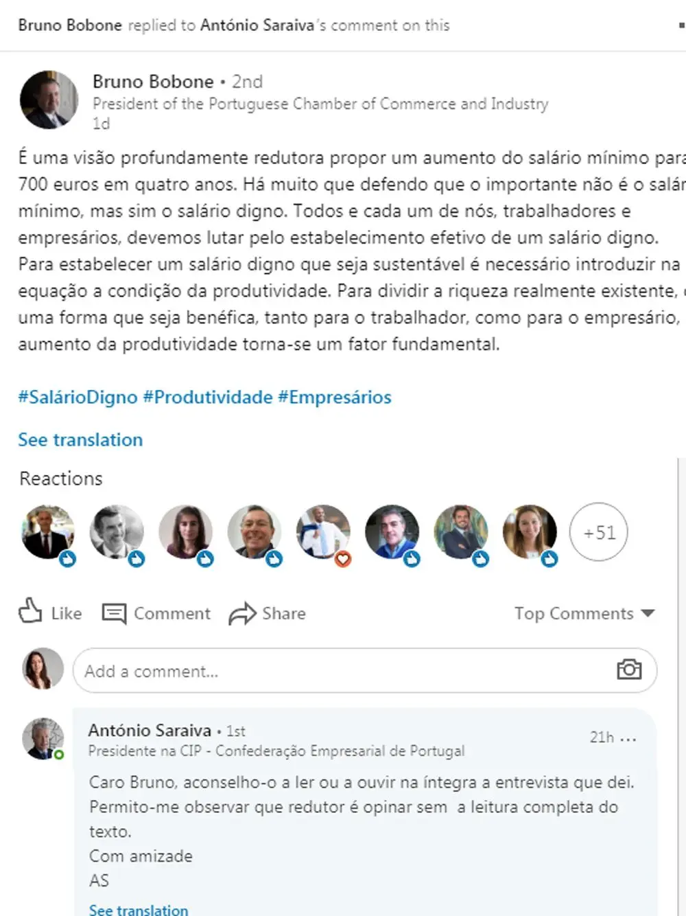 Salário Mínimo e produtividade