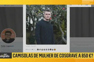 Camisolas da mulher de Paddy Cosgrave vendidas a 850 euros na Web Summit?