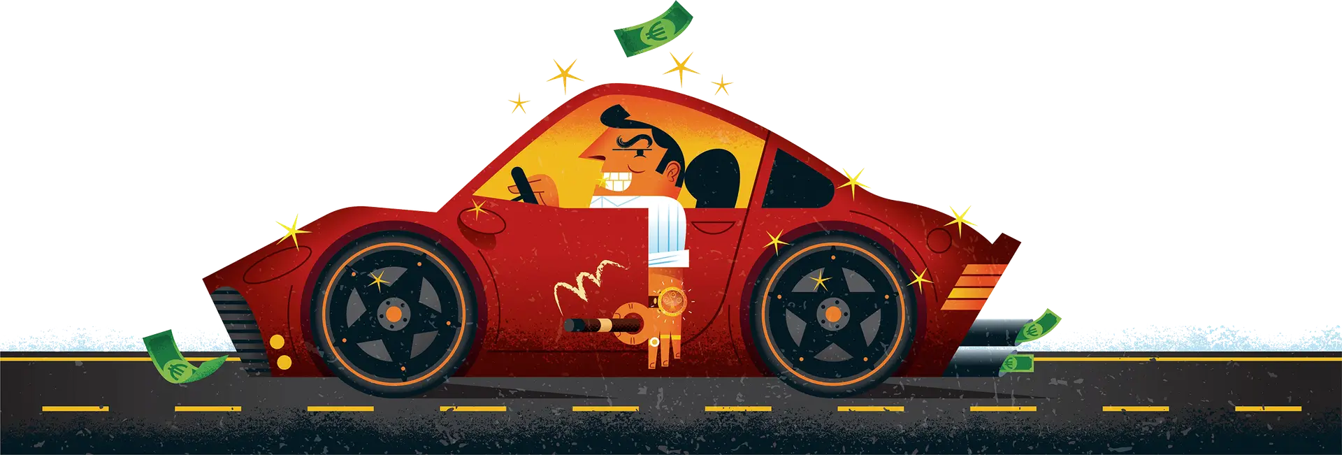 30% dos carros de luxo em nome de empresas