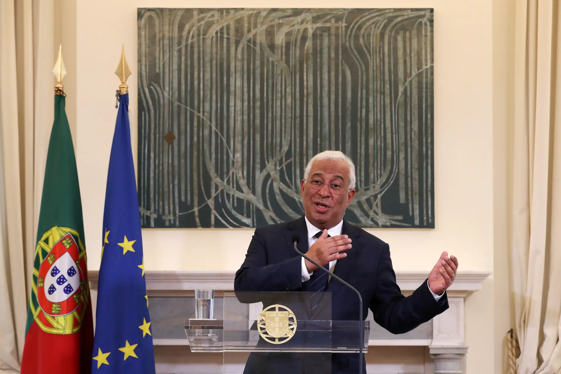 JMJ: Costa agradece ao cardeal-patriarca de Lisboa e ao bispo Américo Aguiar num almoço em S. Bento