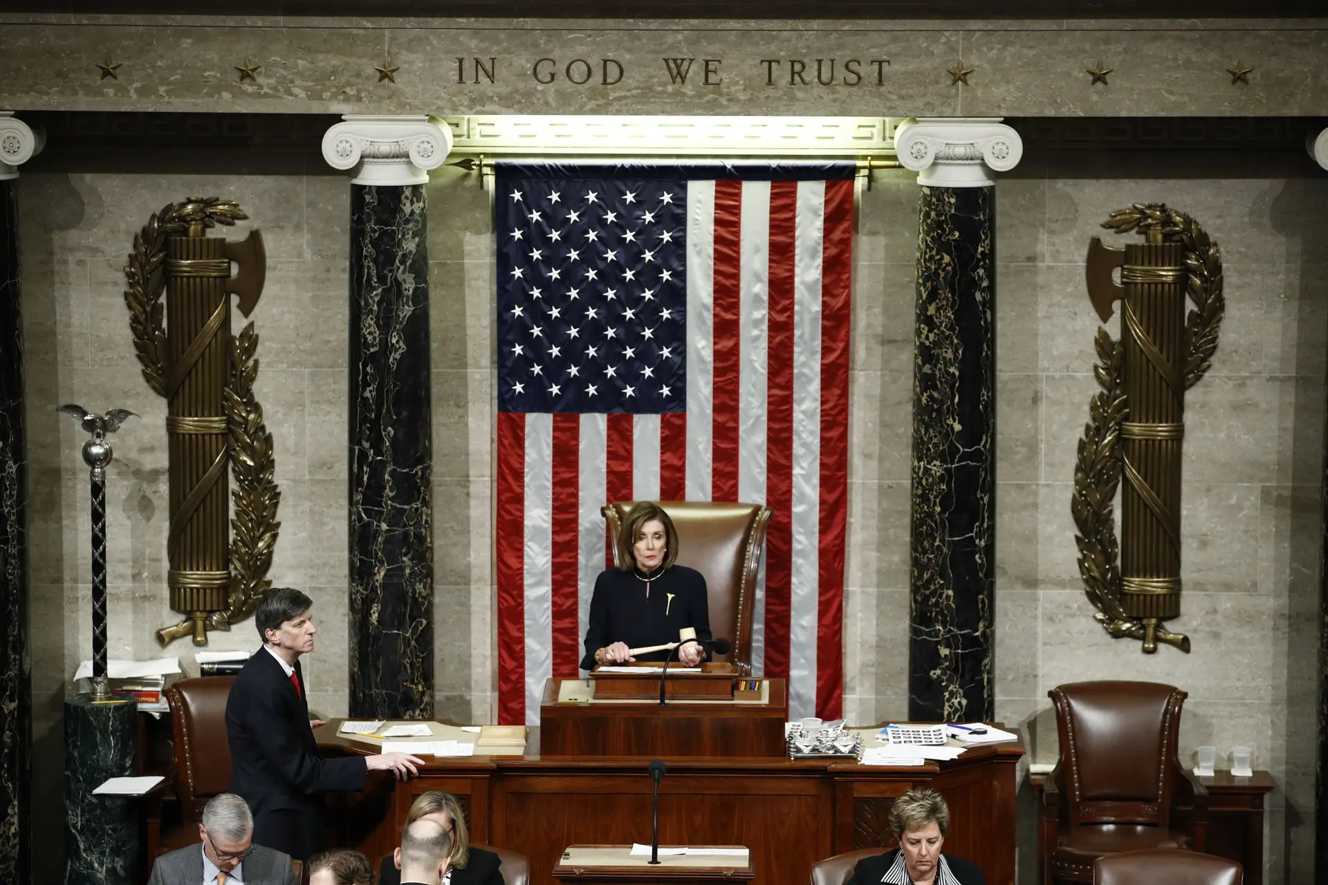 Nancy Pelosi, presidente da Câmara dos Representantes