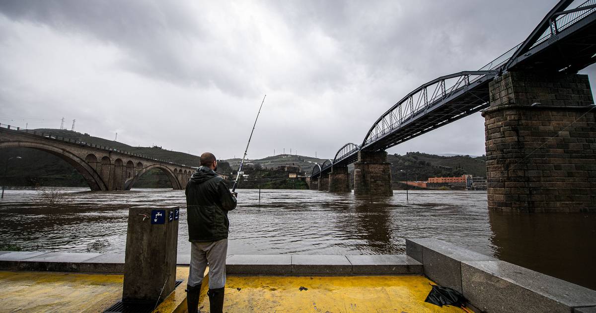 Mau tempo: caudal do Douro estabilizou na Régua depois de subir quatro metros