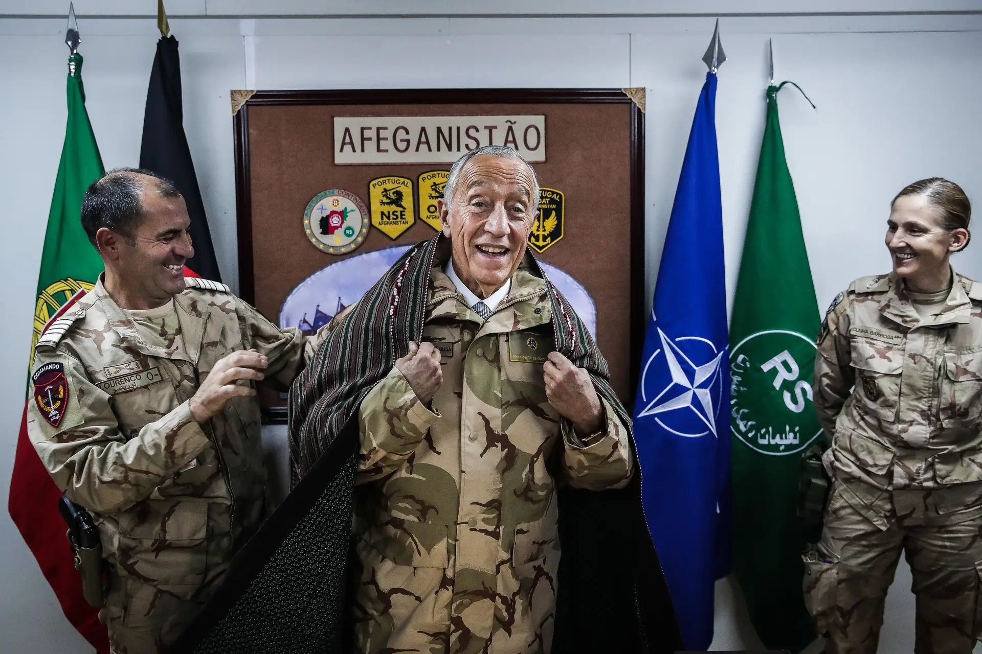 Marcelo em Cabul com “Portugal vivo no coração do Afeganistão”