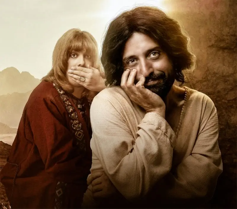 Imagem retirada do Especial de Natal 2019, o filme “A primeira tentação de Cristo", do grupo Porta dos Fundos